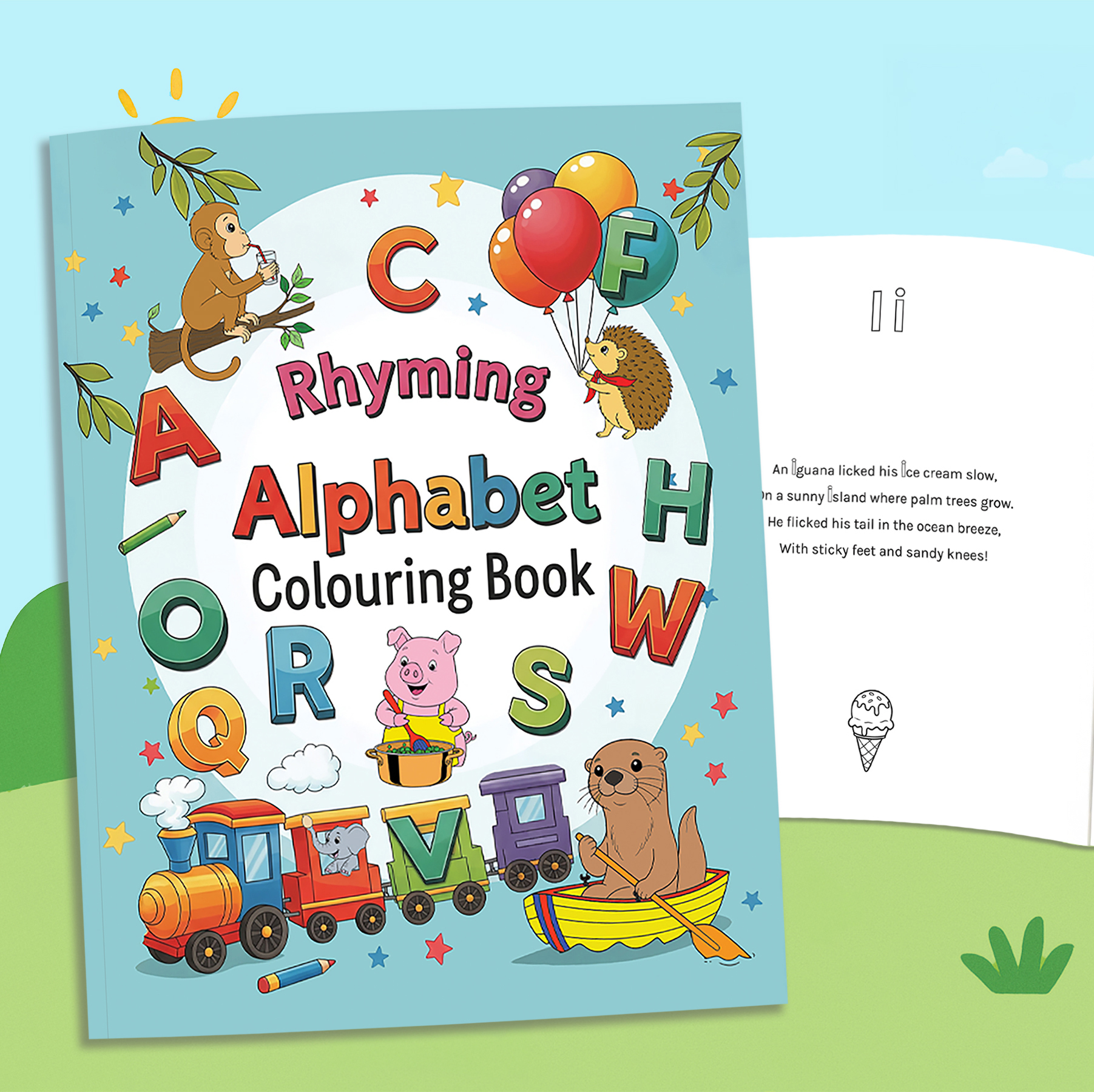 Animal ABC Colouring Book